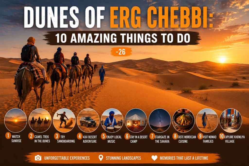 Dunes of Erg Chebbi: 10 Amazing Things to Do