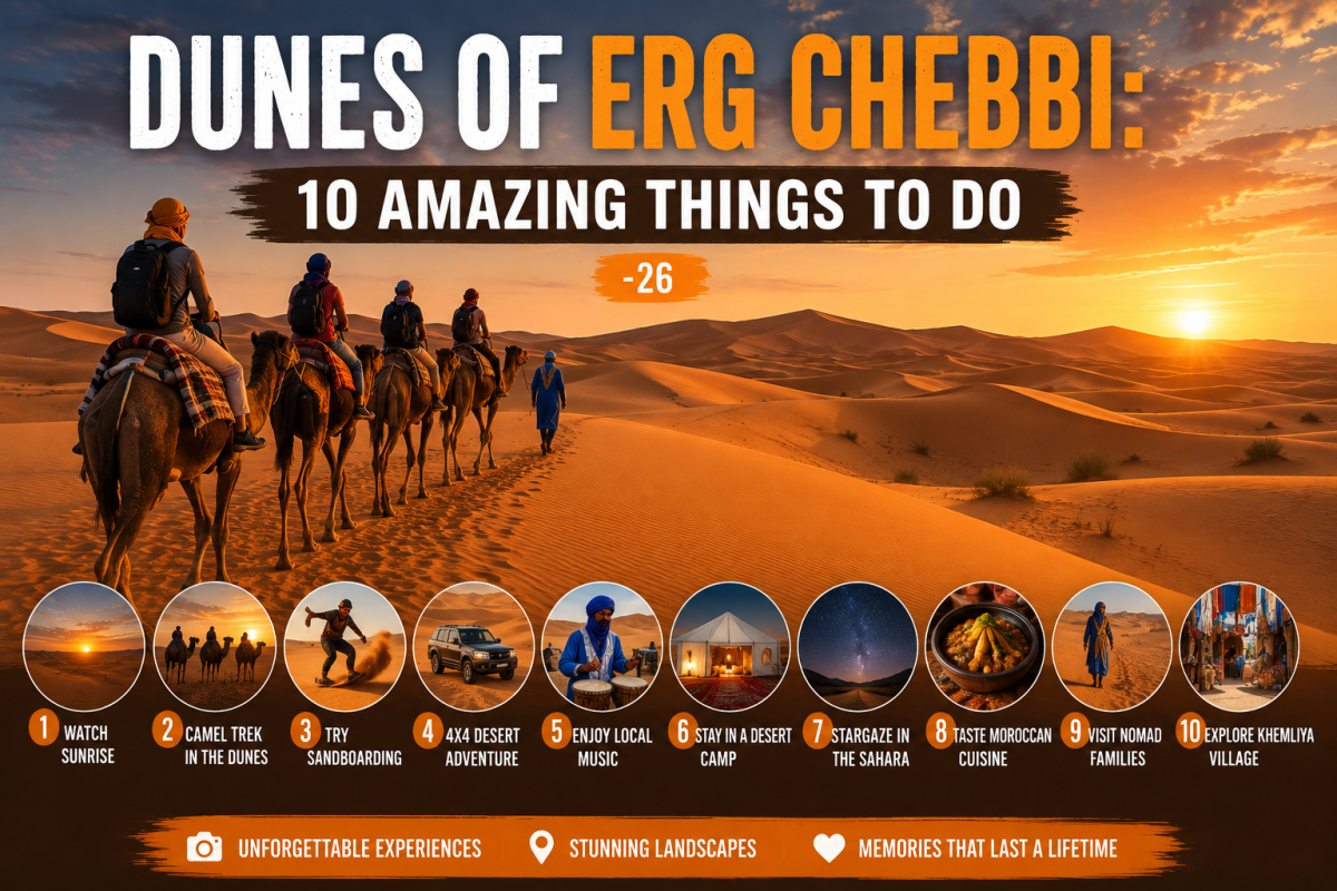 Dunes of Erg Chebbi: 10 Amazing Things to Do