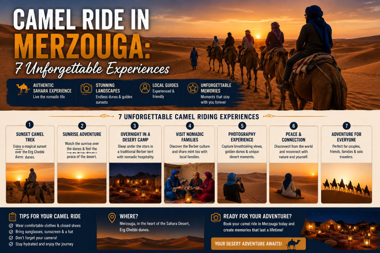 Camel Ride in Merzouga: 7 Unforgettable Experiences
