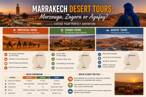 Marrakech Desert Tours: Merzouga, Zagora or Agafay?